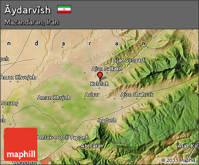 Satellite Map of Āydarvīsh