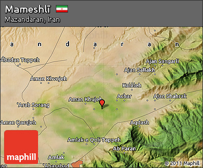 Satellite Map of Mameshlī