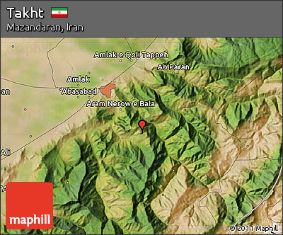 Satellite Map of Takht