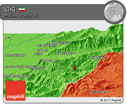 Political Panoramic Map of Līrū