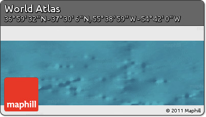 Satellite Panoramic Map of the Area around 37° 14' 49" N, 55° 10' 29" W