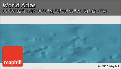 Satellite Panoramic Map of the Area around 37° 14' 49" N, 55° 10' 29" W