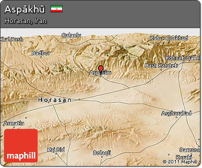 Satellite 3D Map of Aspākhū