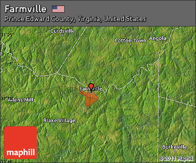Satellite Map of Farmville