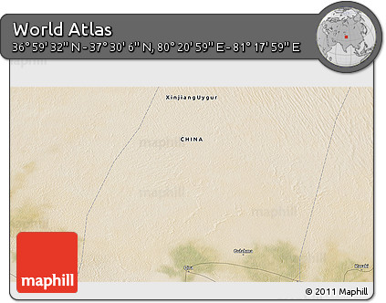 Satellite 3D Map of the Area around 37° 14' 49" N, 80° 49' 29" E