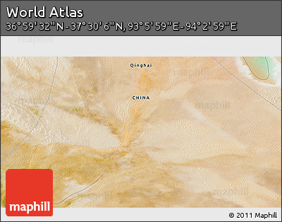 Satellite 3D Map of the Area around 37° 14' 49" N, 93° 34' 29" E