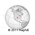 Outline Map of the Area around 37° 14' 49" N, 99° 22' 30" W, rectangular outline