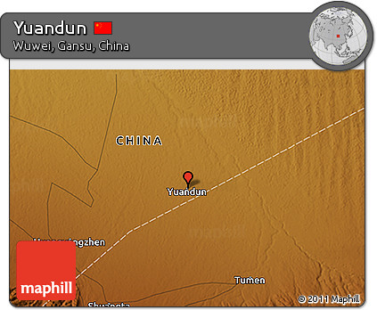 Physical 3D Map of Yuandun