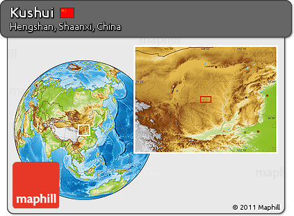 Physical Location Map of Kushui