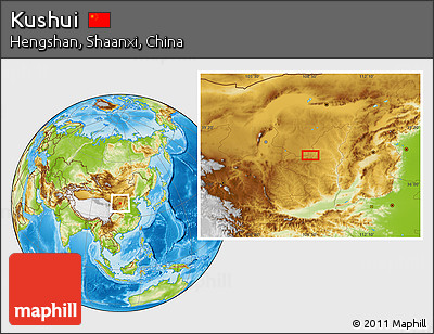 Physical Location Map of Kushui