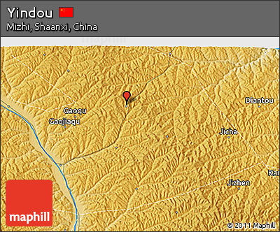 Physical 3D Map of Yindou