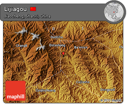 Physical Map of Lijiagou