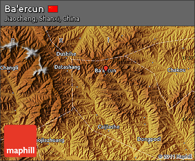Physical Map of Ba'ercun
