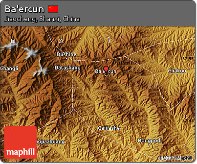 Physical Map of Ba'ercun