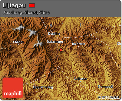 Physical Map of Lijiagou