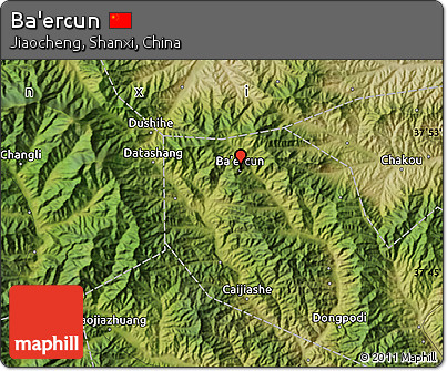 Satellite Map of Ba'ercun