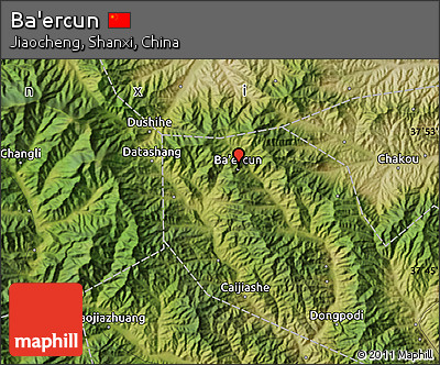 Satellite Map of Ba'ercun