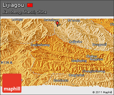 Political Panoramic Map of Lijiagou
