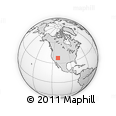 Outline Map of the Area around 37° 42' 7" N, 111° 16' 30" W, rectangular outline
