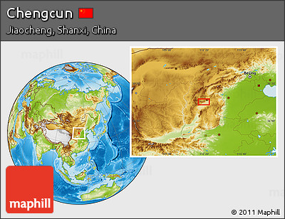 Physical Location Map of Chengcun