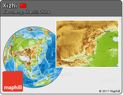 Physical Location Map of Xizhi