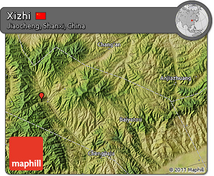 Satellite Map of Xizhi