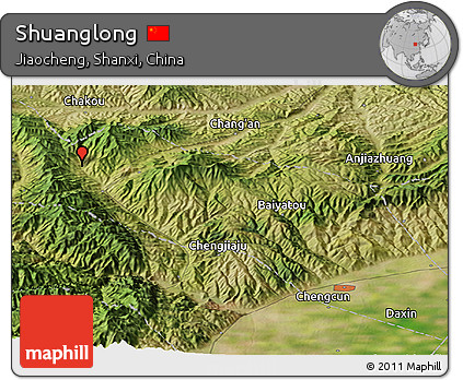 Satellite Panoramic Map of Shuanglong