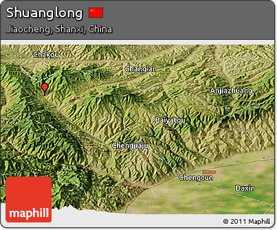 Satellite Panoramic Map of Shuanglong