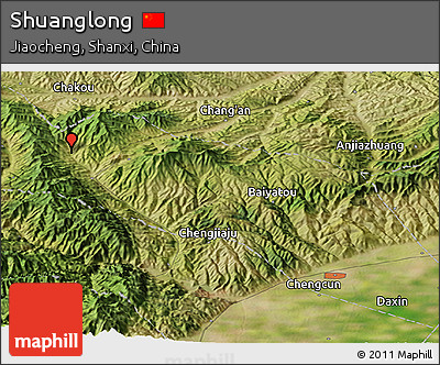 Satellite Panoramic Map of Shuanglong