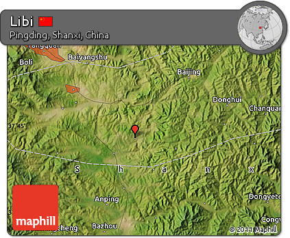 Satellite Map of Libi