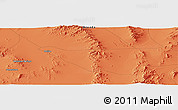 Political Panoramic Map of the area around 37° 42' 7" N, 116° 22' 30" W