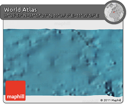 Satellite 3D Map of the Area around 37° 42' 7" N, 11° 7' 30" E