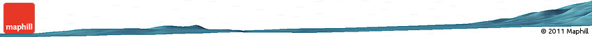 Satellite Horizon Map of the Area around 37° 42' 7" N, 124° 1' 30" W