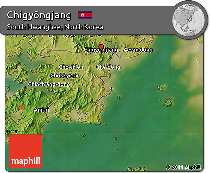 Satellite Map of Chigyŏngjang