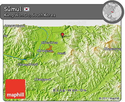 Physical 3D Map of Sŭmul