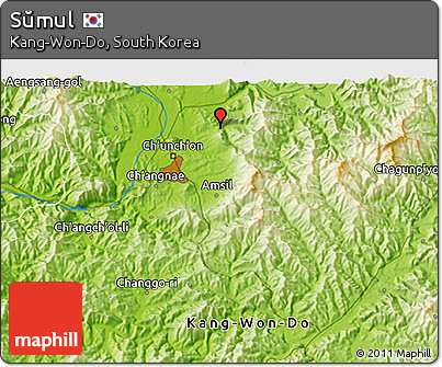 Physical 3D Map of Sŭmul