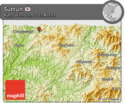 Physical 3D Map of Suttun