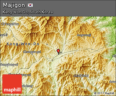 Physical 3D Map of Majigon