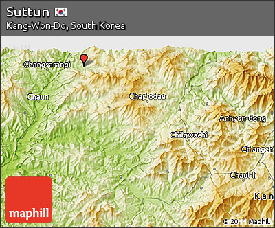 Physical 3D Map of Suttun