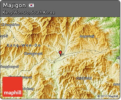 Physical 3D Map of Majigon