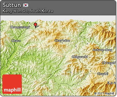 Physical 3D Map of Suttun