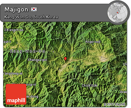 Satellite 3D Map of Majigon