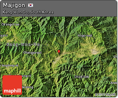 Satellite 3D Map of Majigon