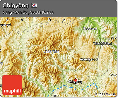 Physical Map of Chigyŏng