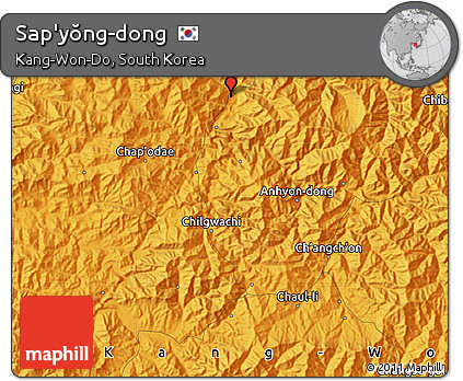 Political Map of Sap'yŏng-dong