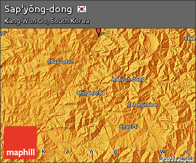 Political Map of Sap'yŏng-dong