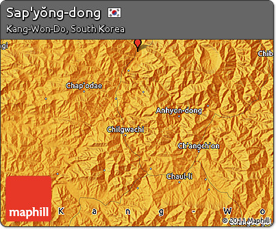 Political Map of Sap'yŏng-dong