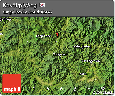 Satellite Map of Kosŏkp'yŏng