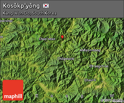 Satellite Map of Kosŏkp'yŏng