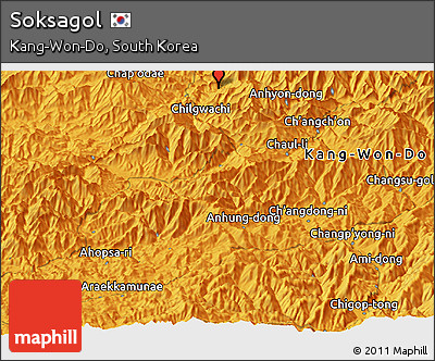 Political Panoramic Map of Soksagol